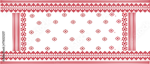 Gamusa Red and white for assam