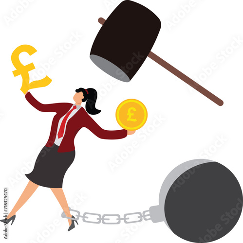 Punishment, British Currency, Legal System, Finance, Businesswoman