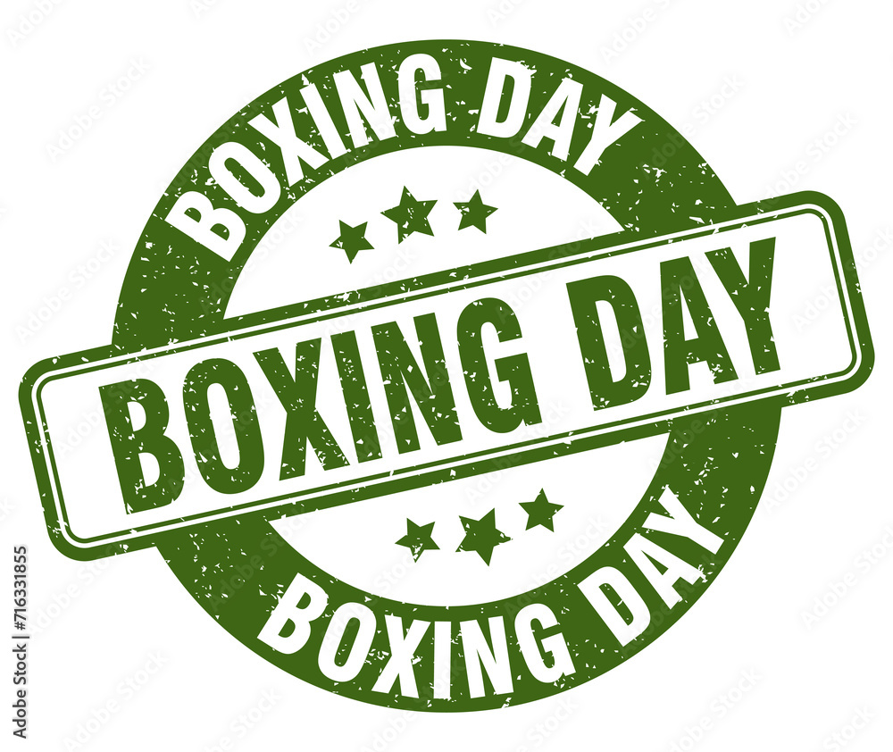boxing day stamp. boxing day label. round grunge sign boxing day stamp. boxing day label. round grunge sign