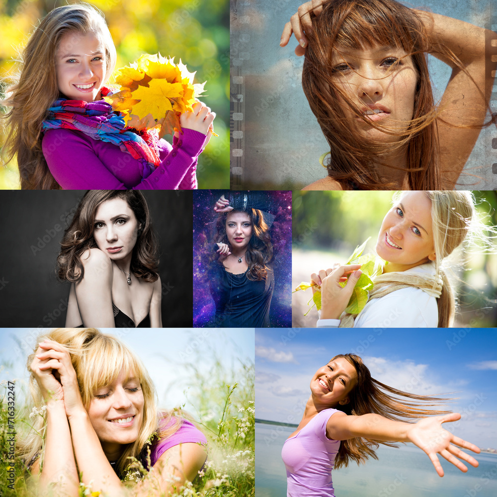 portraits of beautiful young girls