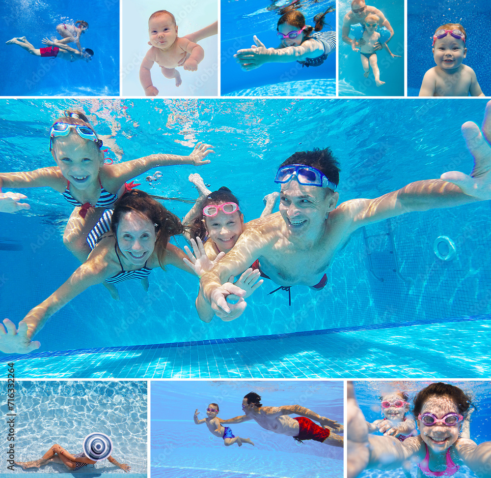 f underwater photos of family