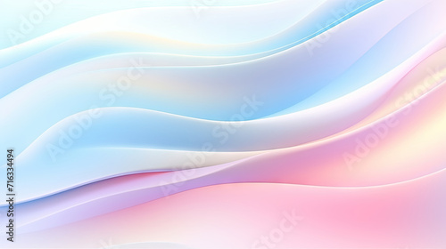  Abstract 3D Pastel Colors Background. Multicolored Energy Flow Background