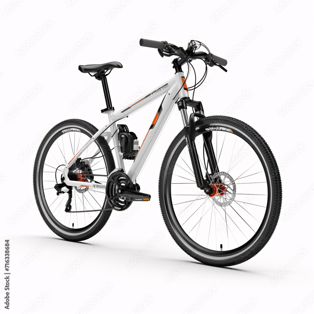 bike isolated on a white background