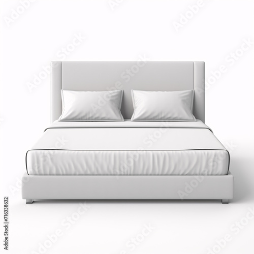 bed isolated on a white background
