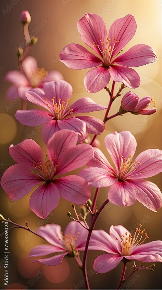 Up Close and Personal: Macro Marvels of Pink Blooms Up Close and Personal: Macro Marvels of Pink Blooms
