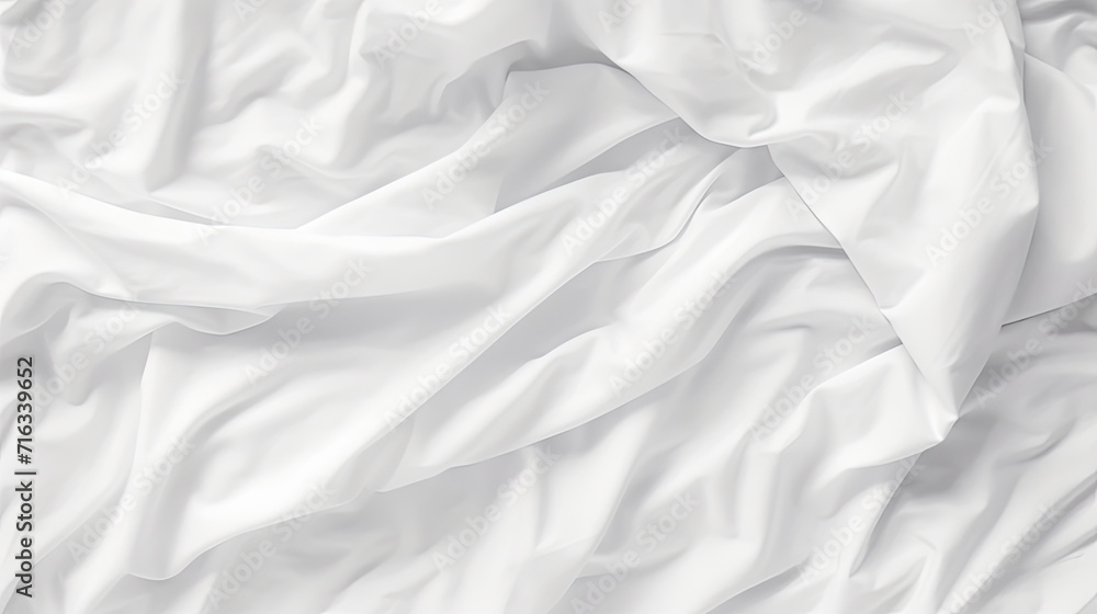 the white sheets of a bed, the white sheets of a bed,