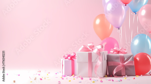 Gift background for birthdays, holiday anniversaries, Valentine's Day and weddings © Derby