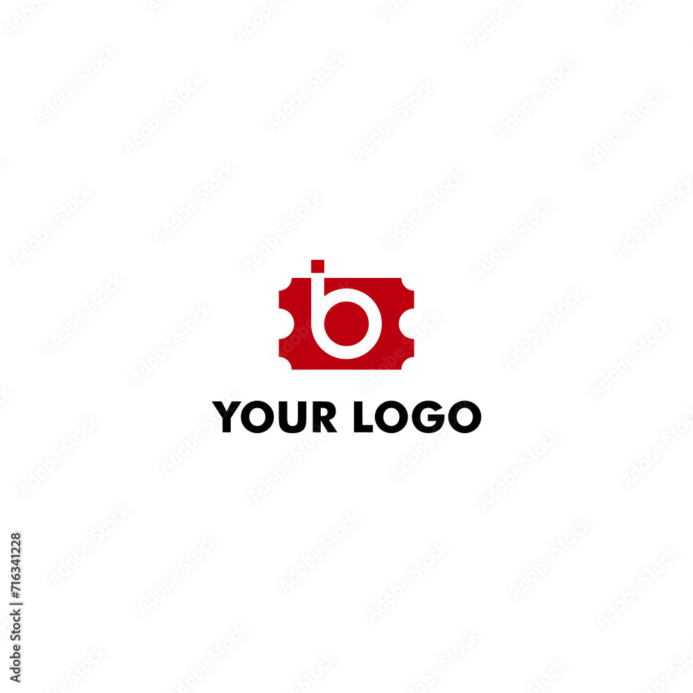 monogram logo B also has negative space on tickets, suitable for travel or ticketing companies monogram logo B also has negative space on tickets, suitable for travel or ticketing companies