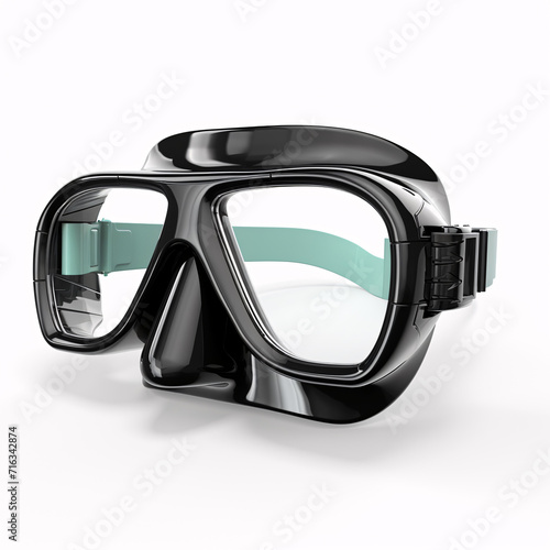 diving glasses isolated on a white background