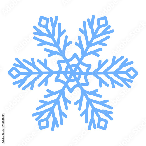 Snowflake Doodle Icon