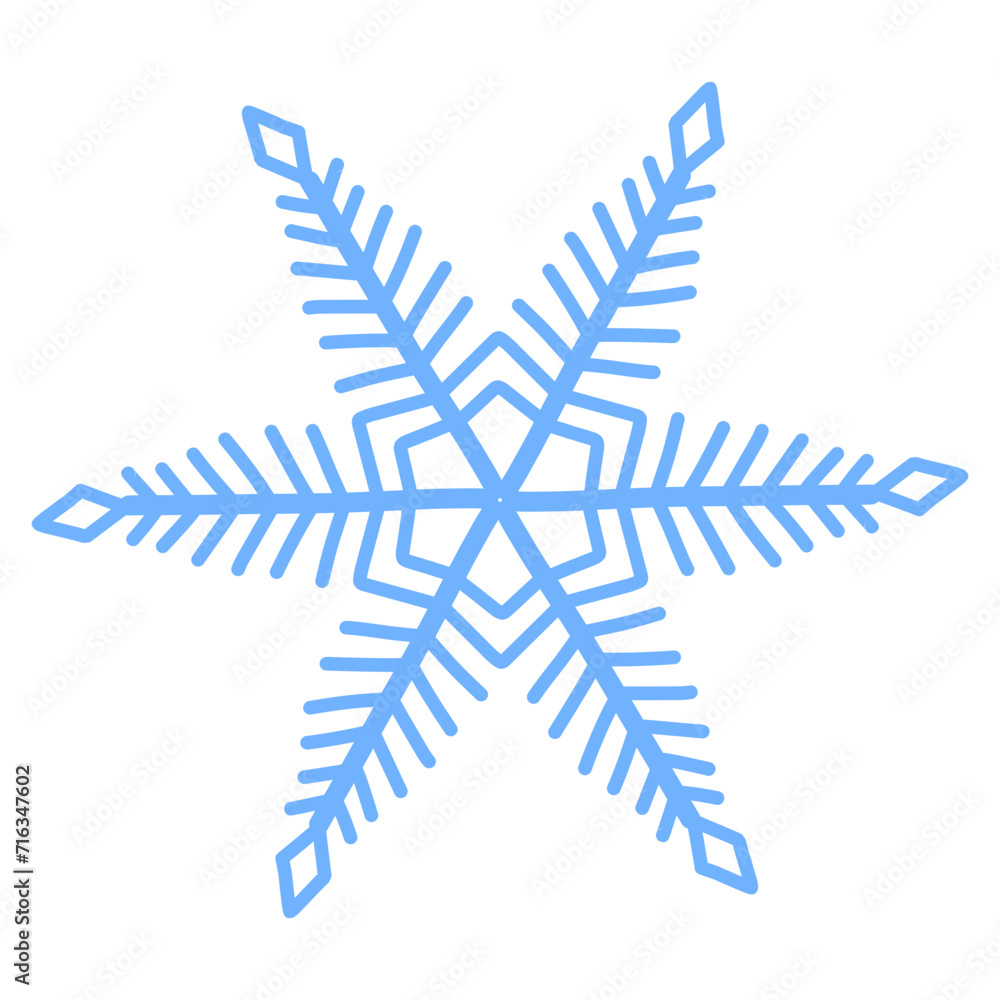 Snowflake Doodle Icon Snowflake Doodle Icon