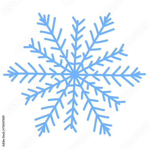 Snowflake Doodle Icon © Vector stock