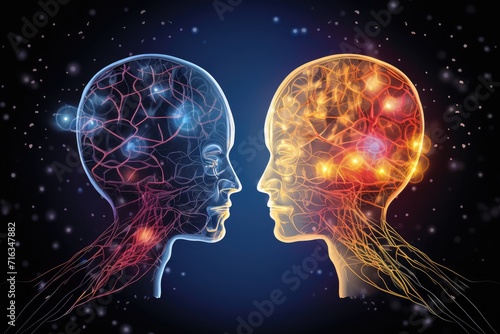 3d illustration of brain render  Neurotransmitters in the CNS and PNS  brain  Frontal lobe  Parietal lobe  brain anatomical  Cerebellum  Brain stem  Medulla oblongata  longevity  brain research  mind 