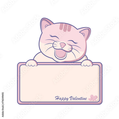 valentine cat card