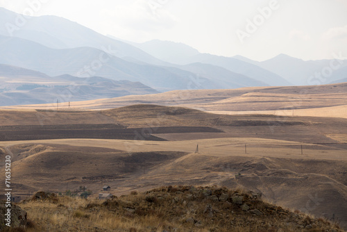 View of the mountains in Armenia