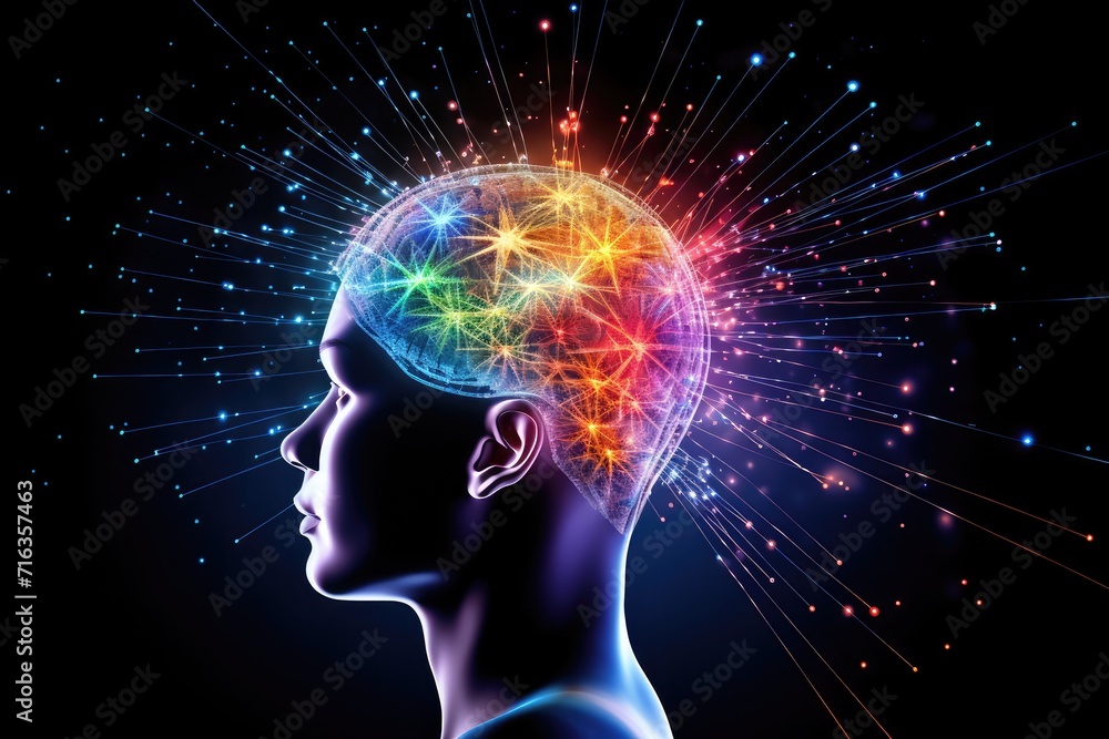 Neuronal learning, 3d neurons forge new connections, strengthening the brain's cognitive abilities, Neurons in the brain act as messengers, brain's neurons fire in synchrony, deep concentration focus Neuronal learning, 3d neurons forge new connections, strengthening the brain's cognitive abilities, Neurons in the brain act as messengers, brain's neurons fire in synchrony, deep concentration focus