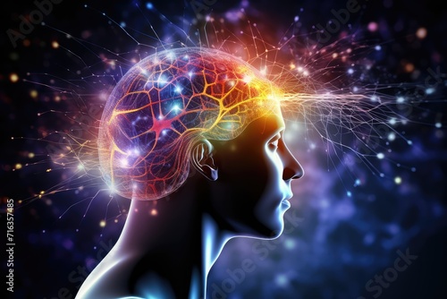 Neuronal learning, 3d neurons forge new connections, strengthening the brain's cognitive abilities, Neurons in the brain act as messengers, brain's neurons fire in synchrony, deep concentration focus