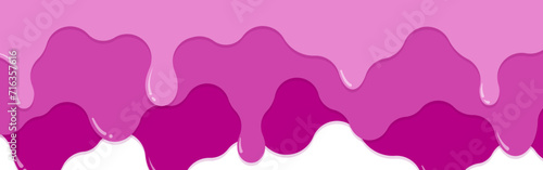 フレーム素材_垂れた液体_紫