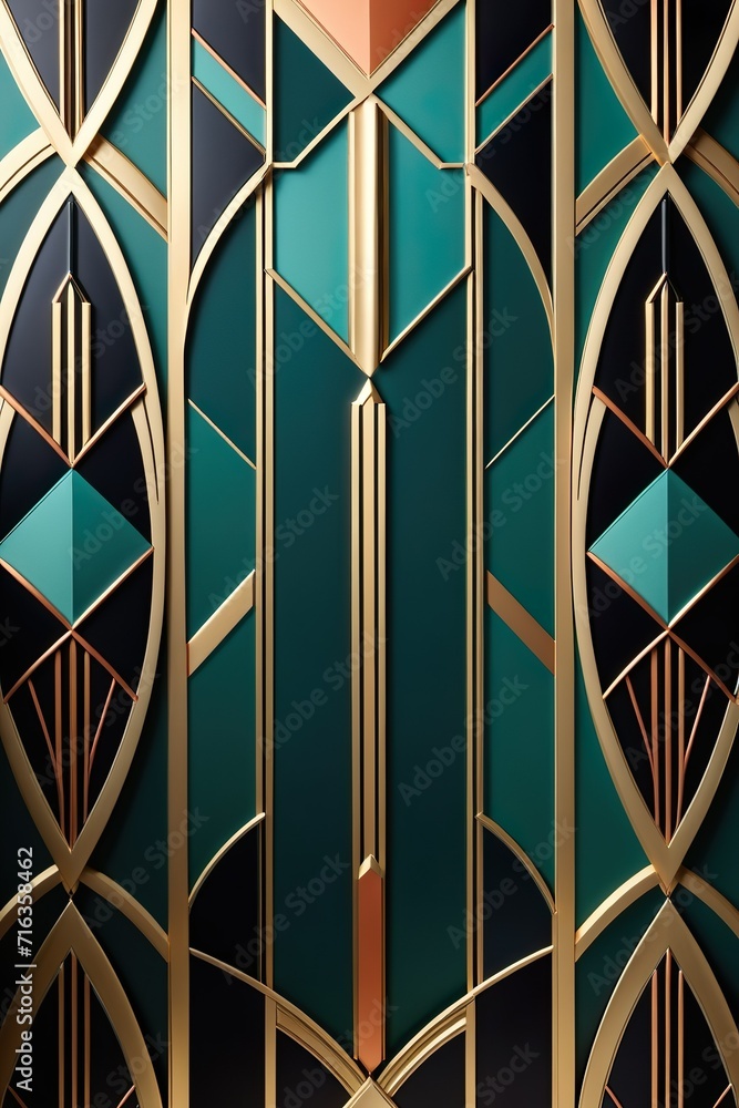 Motif Géométrique art deco Motif Géométrique art deco