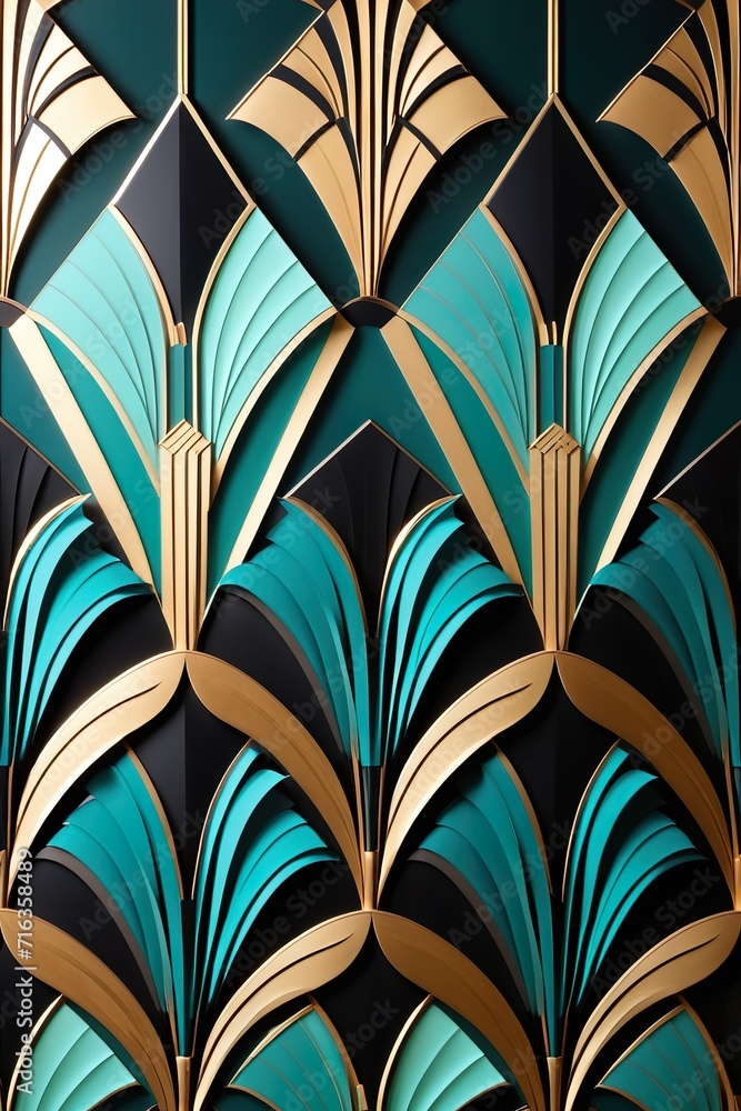 Motif Géométrique art deco Motif Géométrique art deco