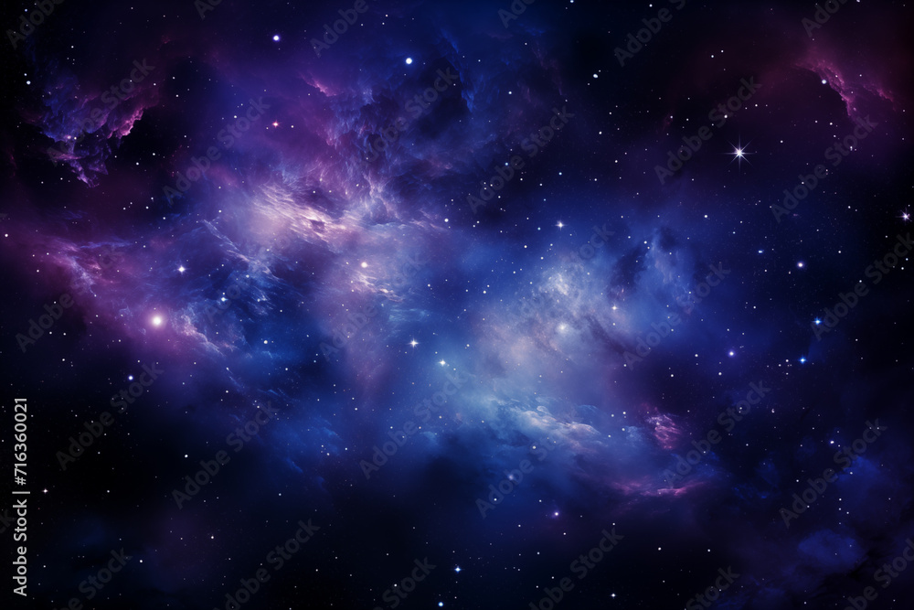 Abstract cosmos background. Space dark background with fragment of our galaxy