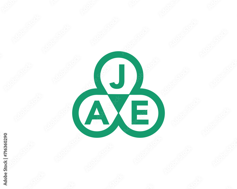 AJE Logo design vector template AJE Logo design vector template