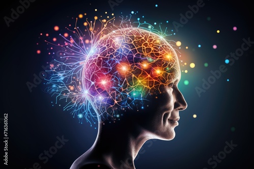 Creative thoughts and visionary mindset. Cognitive engagement fosters neural network integration, neurological harmony. Neurogenic bladder conditions benefit from cognitive therapeutic hypnosis