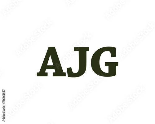 Free Download AJG logo design vector template - GFXLoad
