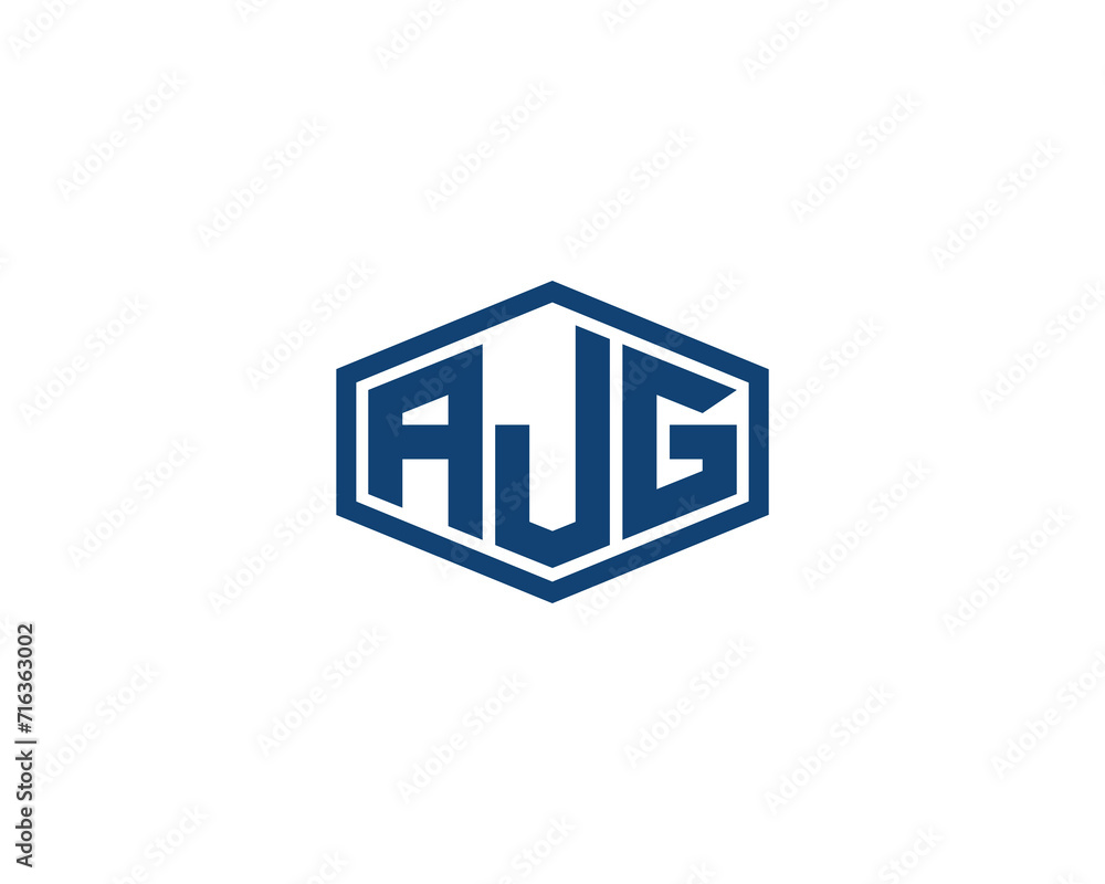 AJG logo design vector template AJG logo design vector template