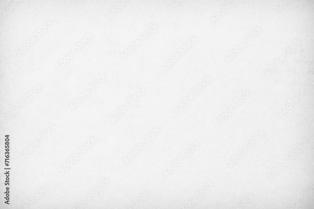 Fototapeta premium Vintage craft paper texture: Grunge vignette of old Newspaper. Abstract art background design with copy space for text. White smooth paper texture pattern, Torn page sheet with recycled material.