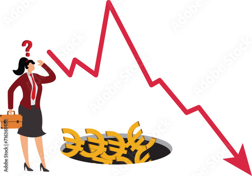 Reduction, Accidents and Disasters, Adversity, Bankruptcy, Businesswoman