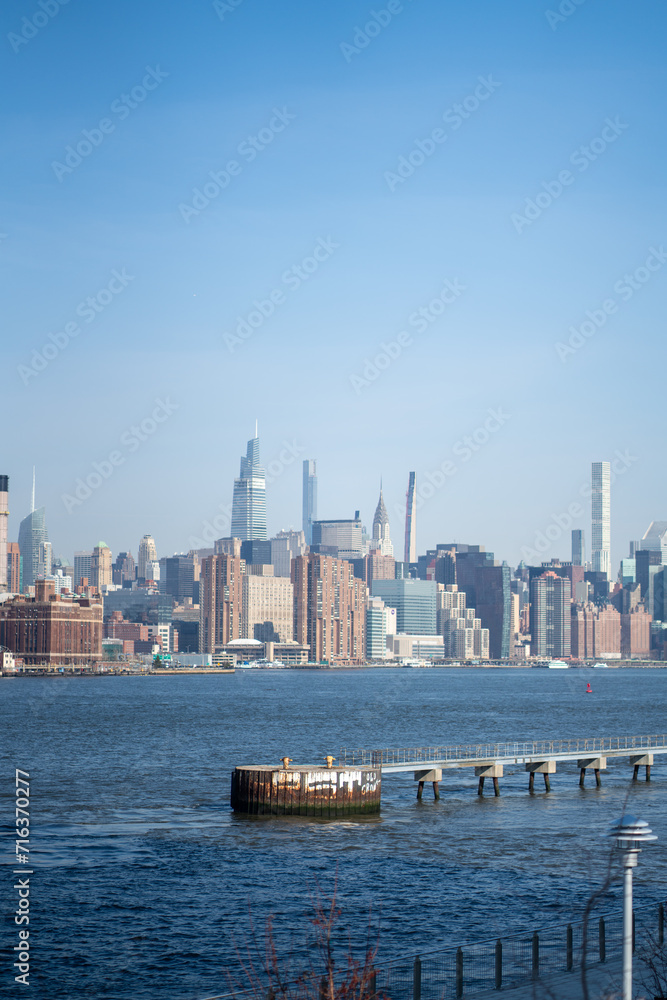 Naklejka premium city skyline