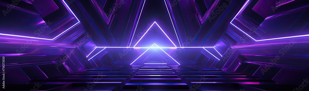 The modern allure of a trendy abstract artwork, distinguished by radiant purple hues and captivating geometric elements. The modern allure of a trendy abstract artwork, distinguished by radiant purple hues and captivating geometric elements.