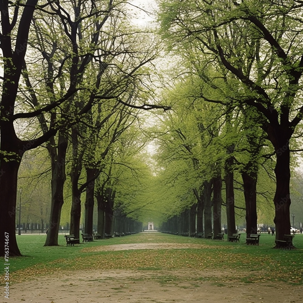 Naklejka premium green_park