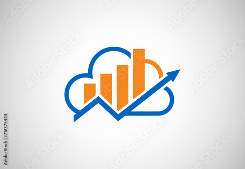 Business finance accounting logo sign symbol vector illustration