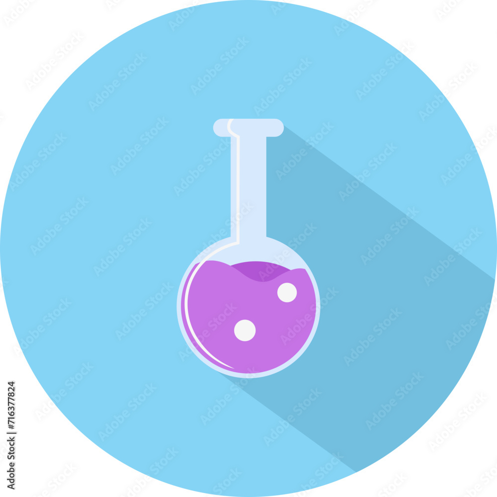 Circle Science Tube Icon Circle Science Tube Icon