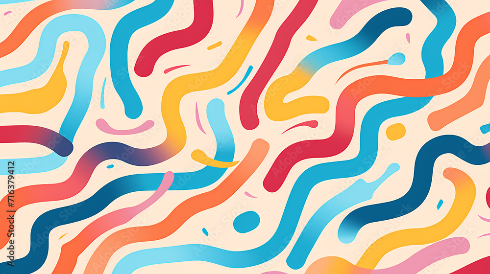Abstract seamless doodle background, artistic background Abstract seamless doodle background, artistic background