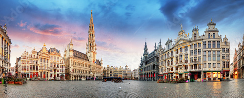 Panorama of Grand Place, Brussels, Belgium © TTstudio