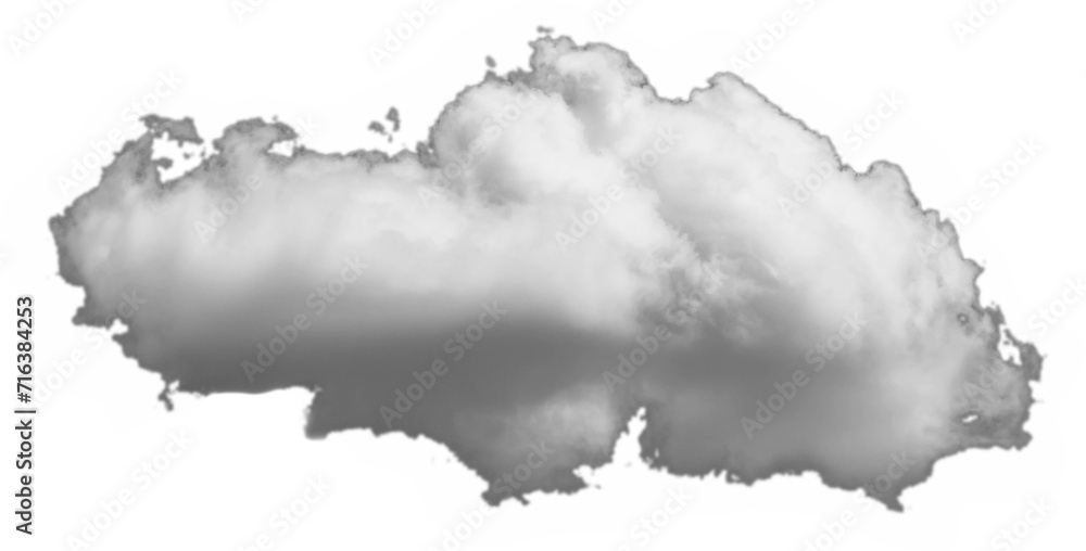 cloud on background transparent