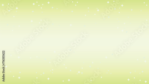 星がきらめく黄系グラデーション背景（16：9） photo