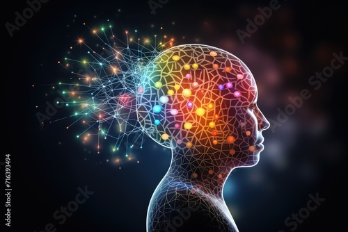 Mindset of Human Brain, realms of Cognition and Cognitive Load. Basal Ganglia, Habit Formation. Neuro ophthalmology, Nose gateway to Neural Resonances. Inductive Reasoning, mind brain nodes of Ranvier photo