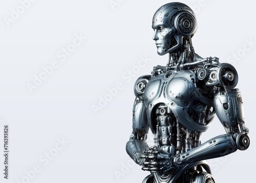 futuristic human robot cyborg 
