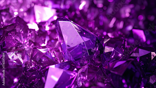 purple crystal gemstones