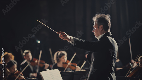 a orchestra conductor photo