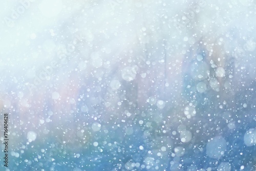 Winter nature scenery. Heavy snowfall as an background.