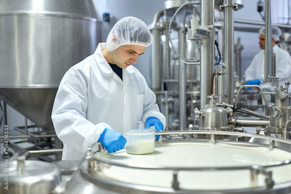 Modern Dairy Factory: Process of Making Dairy Products Pasteurization Modern Dairy Factory: Process of Making Dairy Products Pasteurization