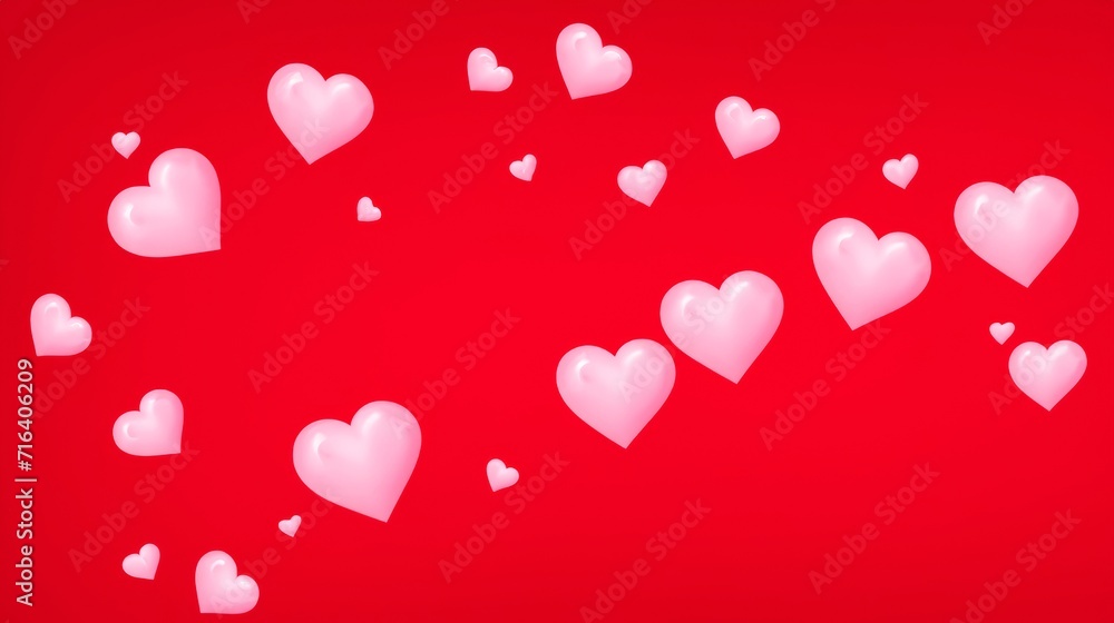 Valentine's day background, hearts background