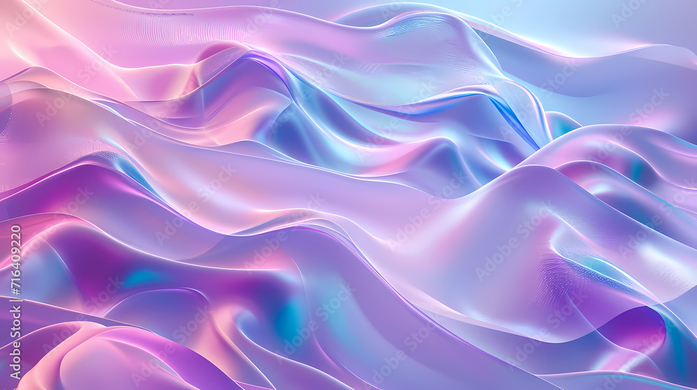 Purple and Blue Abstract Wave Background