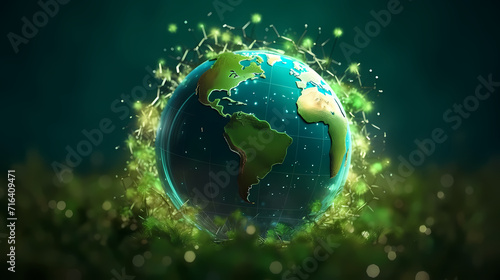 Environmental protection background, world environment day background, protect the environment © ting