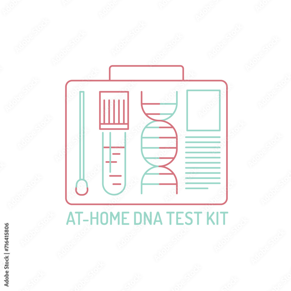 DNA heredity test. Personal genetic analysis report. DNA heredity test. Personal genetic analysis report.